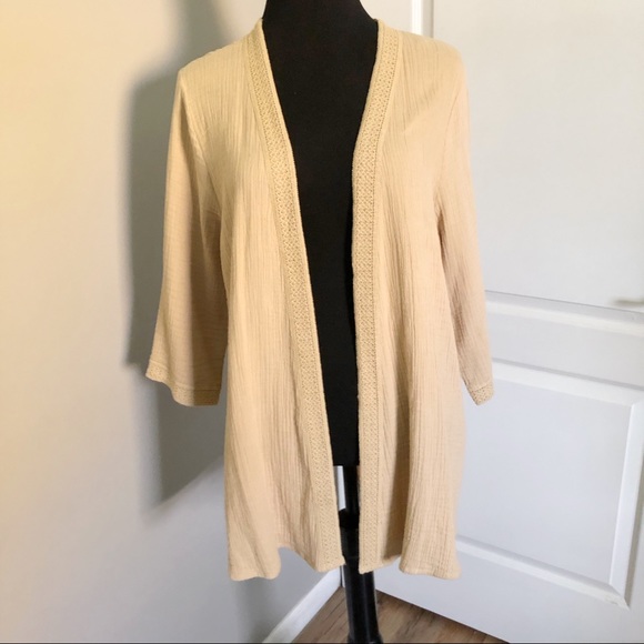 Soft Surroundings Sweaters - NWT Soft Surroundings Open Front Cardigan